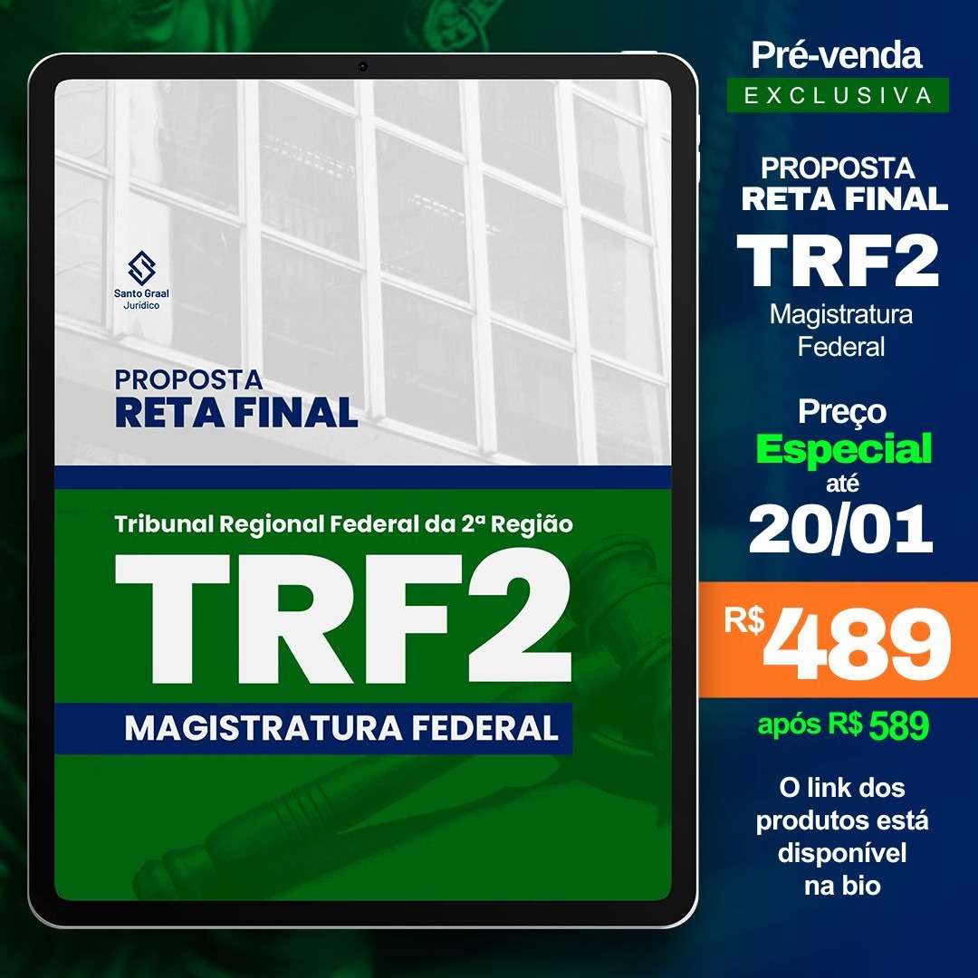 Proposta Reta Final - Magistratura Federal TRF 2 20252026 thumbnail