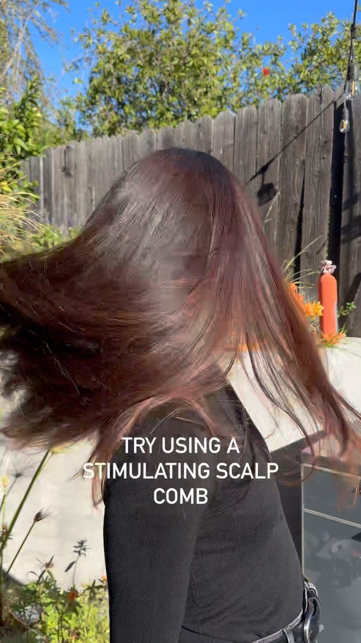 Hair for days! 

Massage your scalp with the Empress Gua Sha Stimulating Scalp Comb to stimulate the nerves, blood vesse