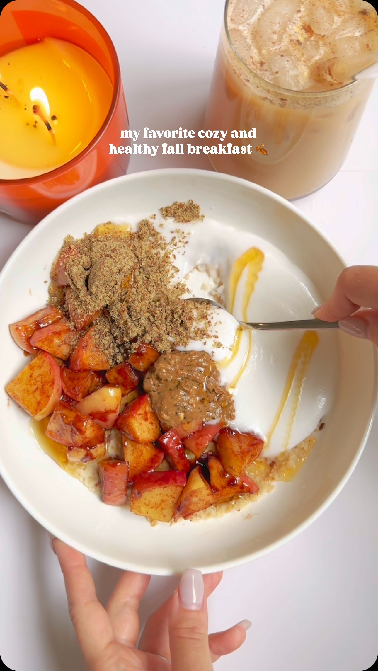 my go-to fall breakfast is high in fiber, protein, and perfect for hormone health! 🍂🎃

here’s how:
- cooked oats
- @tast