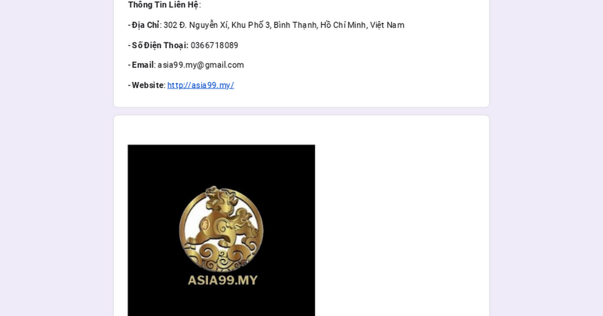 ASIA99 - Link vào nhà cái ASIA99 chính thức mới nhất 2024  thumbnail