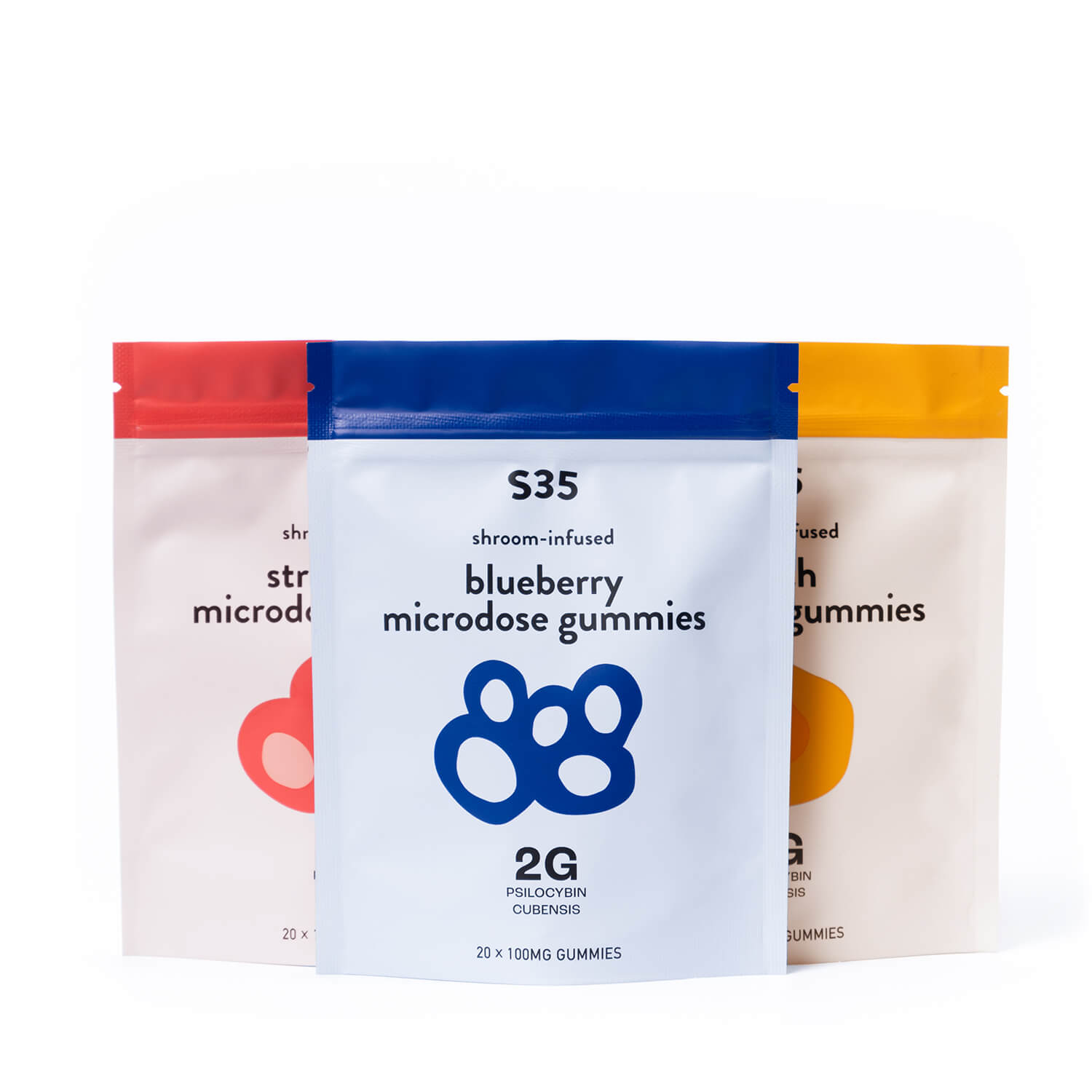 Schedule35 (S35) Gummy Trio - Microdose Gummies - Mushroom Chocolate Bars thumbnail