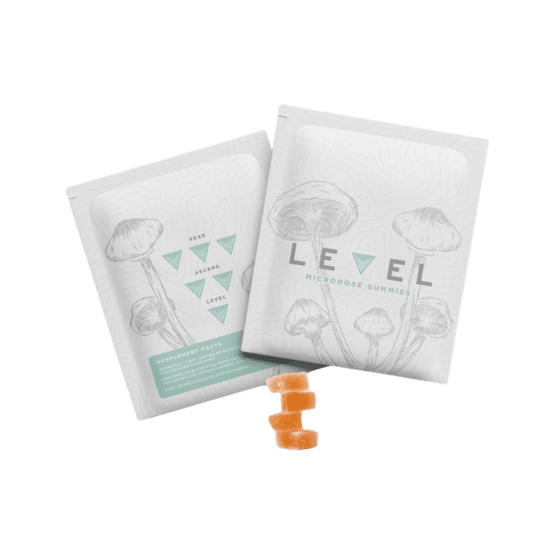 Level Natural Citrus Microdose Mushroom Gummies 4G - Mushroom Chocolate Bars thumbnail