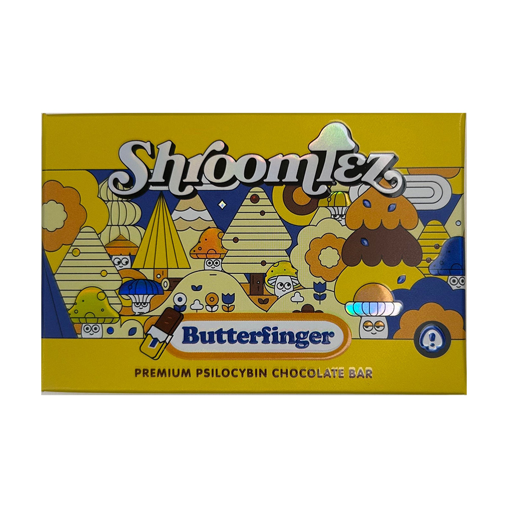 Shroomiez Butterfinger Milk Chocolate 4G Bar - Mushroom Chocolate Bars thumbnail