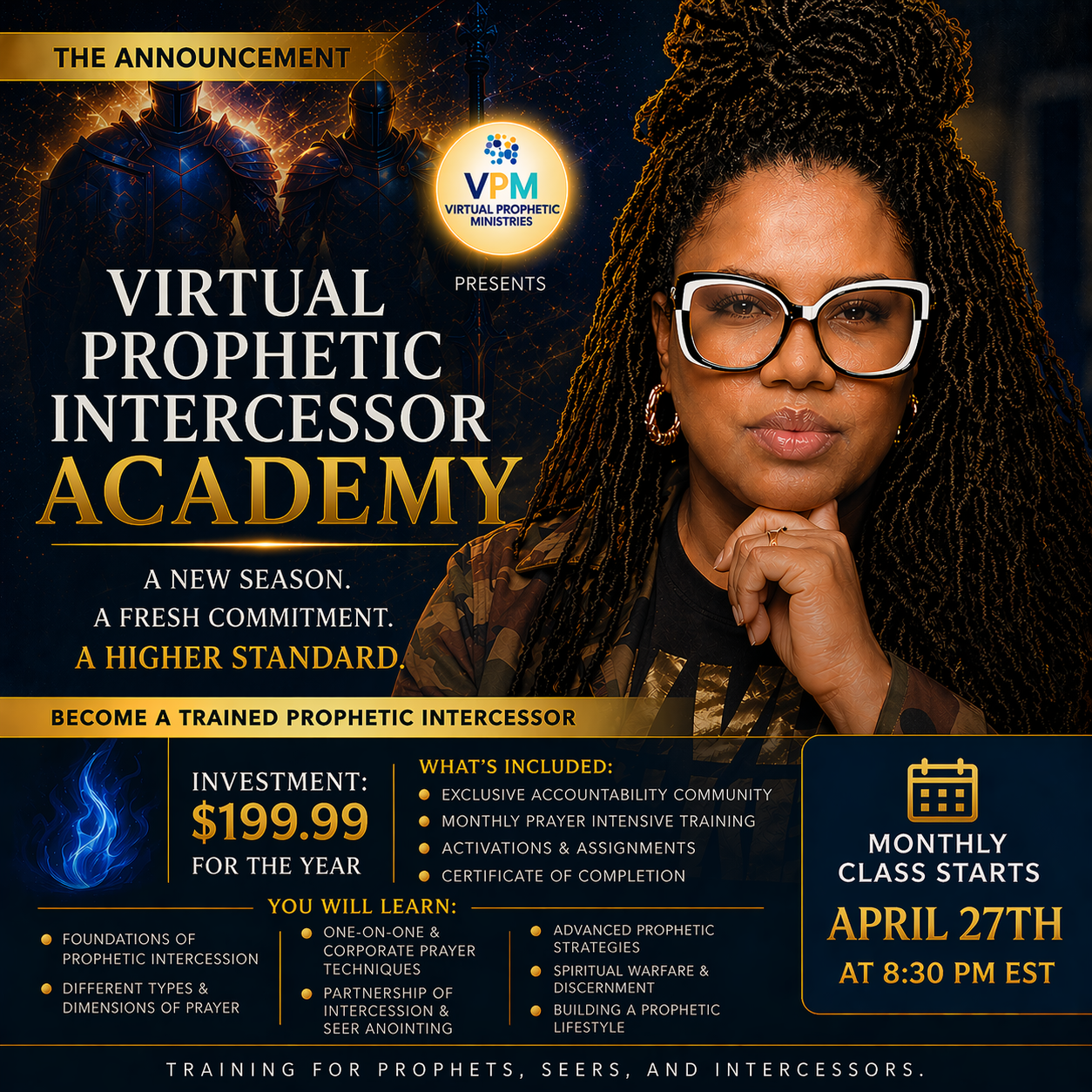 Virtual Prophetic Intercessors Academy -Annual | Virtual Prophetic Ministries thumbnail
