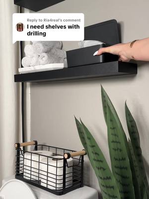 Replying to @Ria4real I installed these shelves in all of my bathrooms! They’re that good. #amazonfinds #homedecor #home