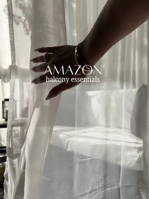 all balcony decor is linked in my bio!  #balcony #balconymakeover #amazonhome #amazonfinds #homedecor @Amazon Home @Amaz