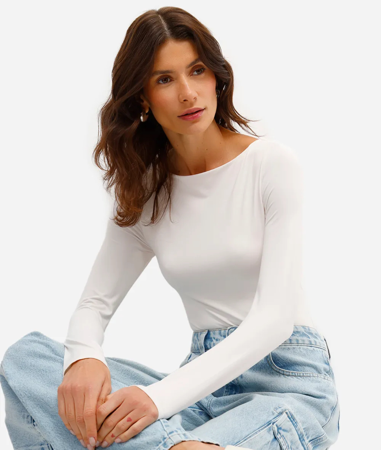 Body poliamida off white  thumbnail