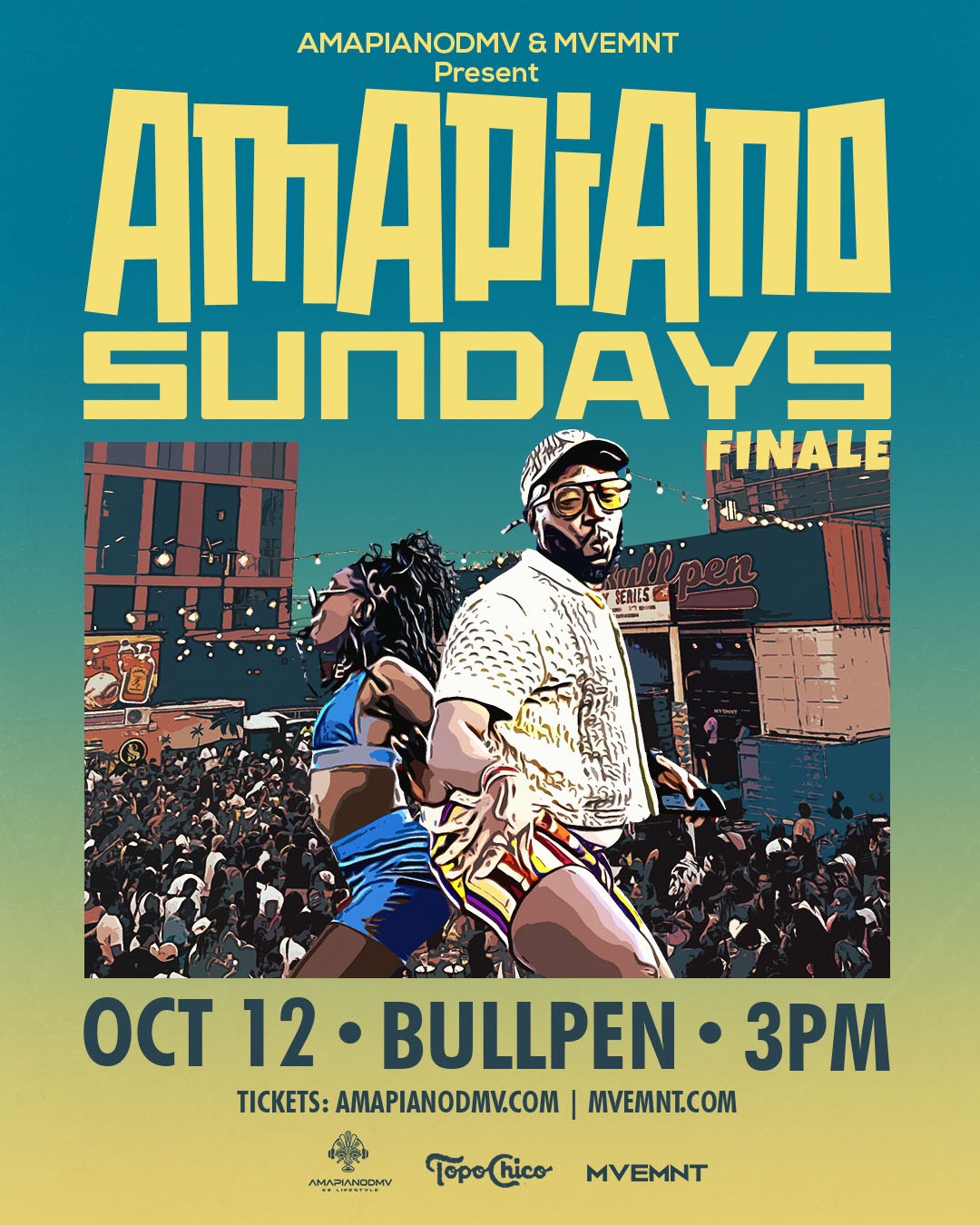 #dc Oct 12 : Amapiano Sunday @The Bullpen thumbnail