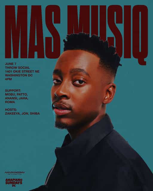 JUNE 7: Amapiano Sunday w/ Mas Musiq  thumbnail