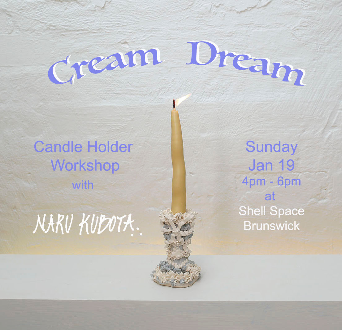 Cream Dream Candle Holder Workshop! | Naru Kubota  thumbnail