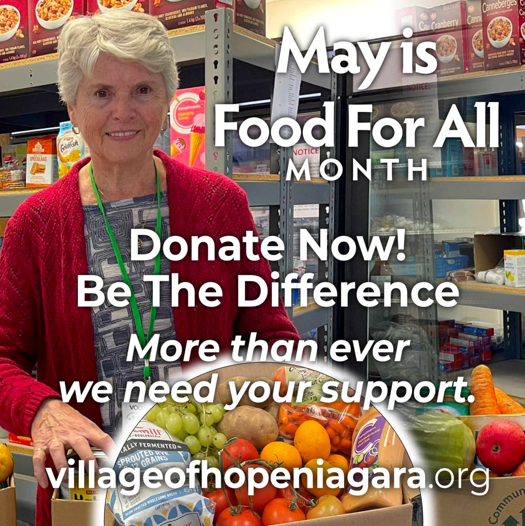 May is Food For All month, and there’s so much need in our community… please help if you are able to. thumbnail