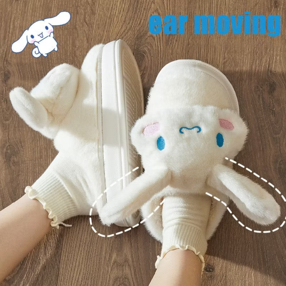 Pantufa coelhinho com orelhinhas que se mechem thumbnail