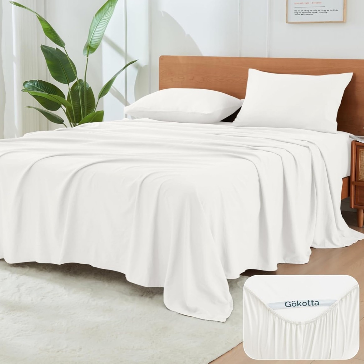 Gökta king size bed sheets  thumbnail