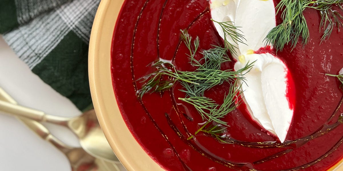 My babushka's Creamy Borscht thumbnail