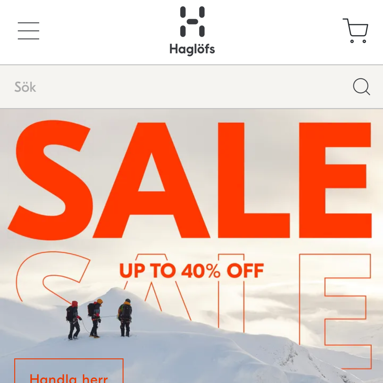 SALE up to 40% off at Haglofs! thumbnail