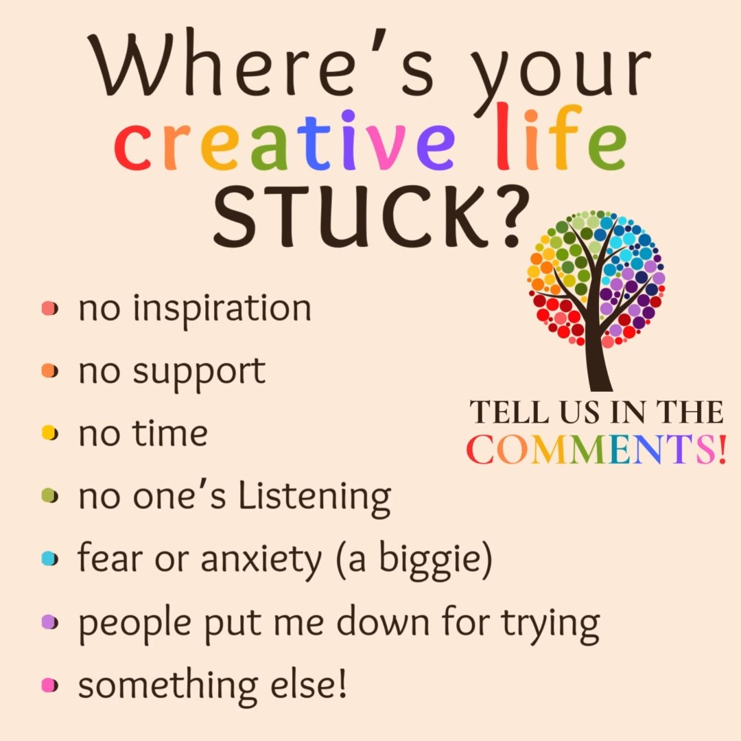 #creative #stuck #creativelifehappylife #GrowYourWholeVoice 🌿