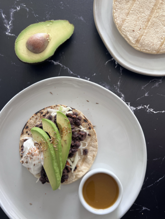 Cumin Black Beans Tacos Recipe thumbnail