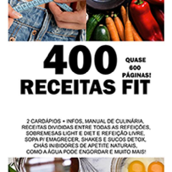 400 Receitas Fit com Cardápios (+ebook bonus) - Camila Monteiro | Hotmart thumbnail