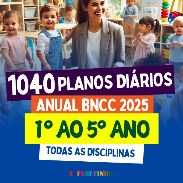 PLANOS DIÁRIOS - 1º AO 5º ANO - BNCC 2025 thumbnail