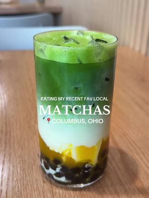 These three in rotation — please and thanks! Save this post for your next Columbus cute yummy matcha moment 💚 #columbuso