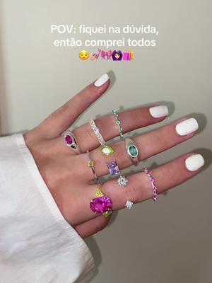 Na dúvida, levei todos 😌😌😌 #girlythings #jewelry #joias #fancy 