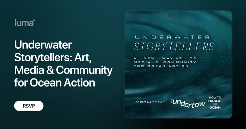 June 12 | Underwater Storytellers: Art, Media & Community for Ocean Action · Luma thumbnail