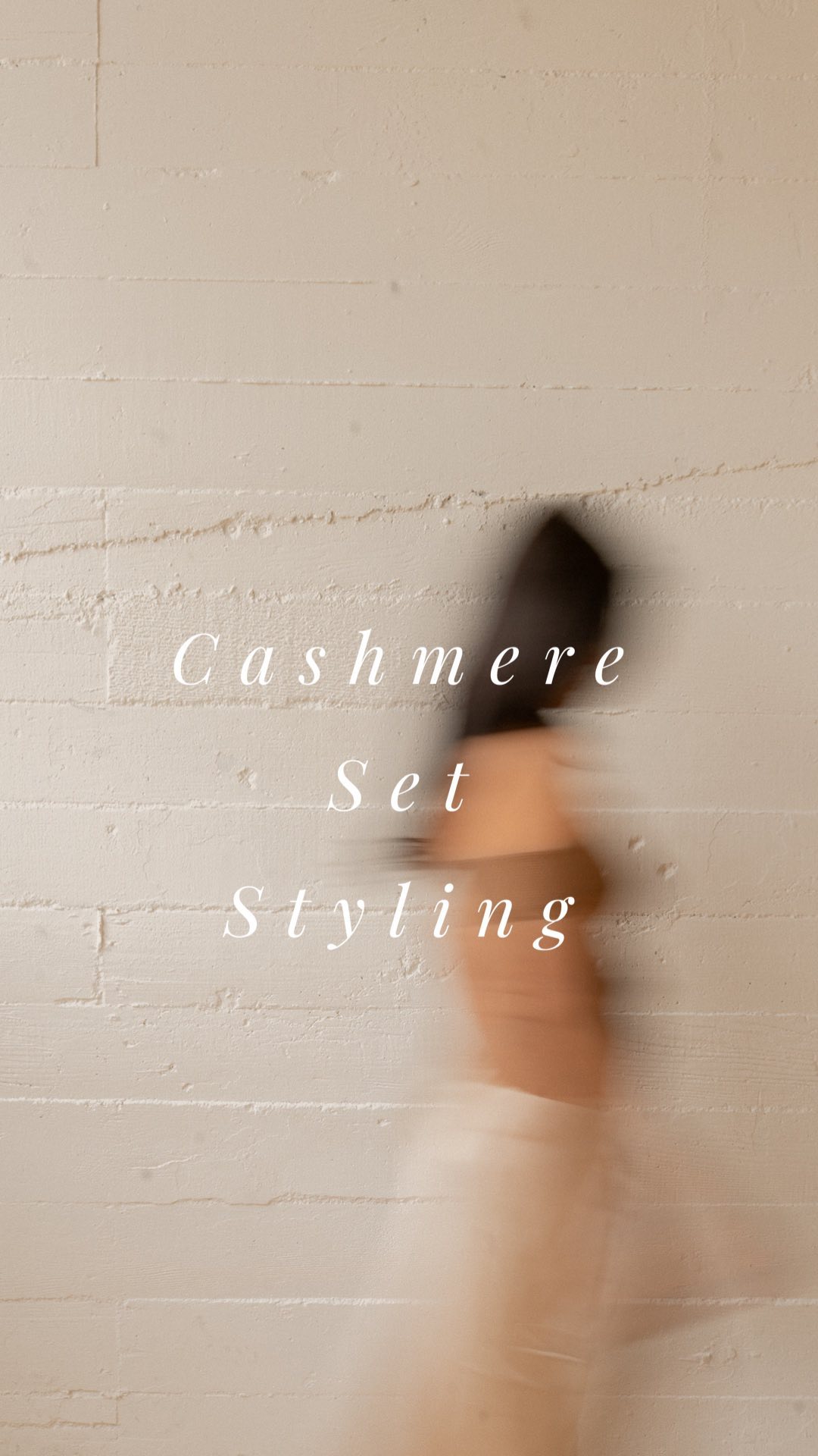 Love this cashmere set so figured I’d style it a few ways 🤍