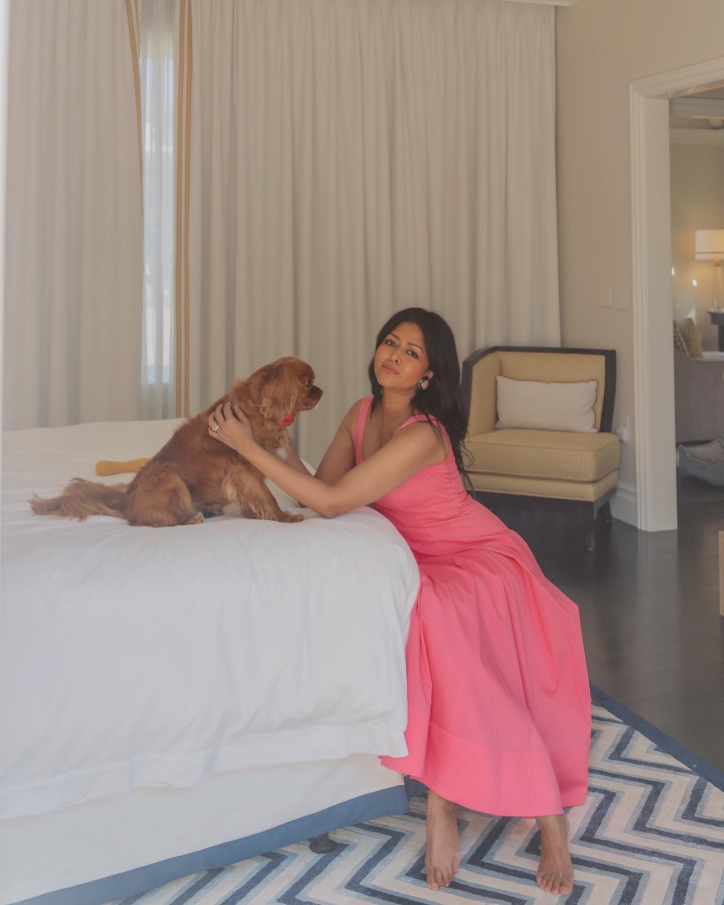 Our 2 VIPaws headed to @rosewoodmiramarbeach over the weekend to compete in the 2nd annual Best in Show to benefit @love
