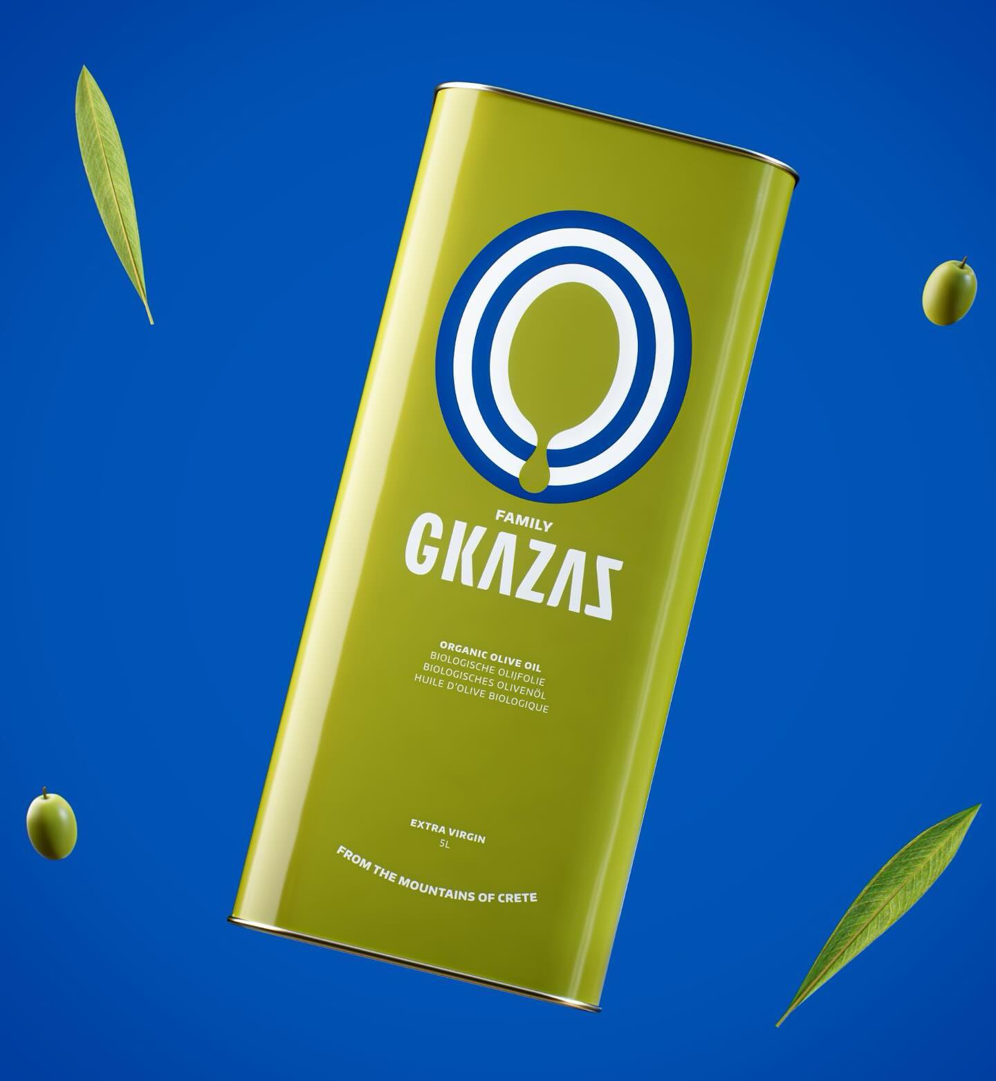 Ons 5 liter blik vol biologische extra vierge olijfolie, voor de grootverbruiker!