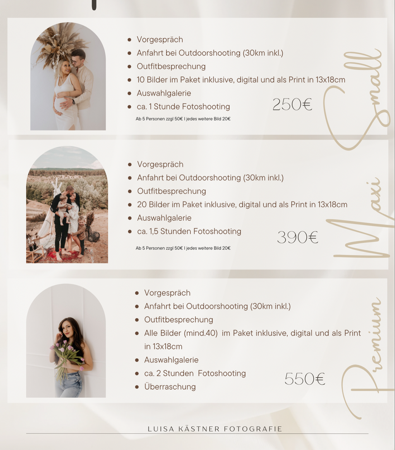 Preisliste Babybauch | Family | Portraits thumbnail