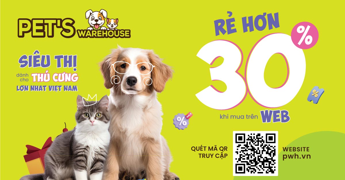 Pet's Warehouse - Siêu thị dành cho thú cưng lớn nhất Việt Nam thumbnail