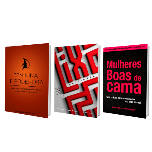 Livro Digital - Combo 3 E-books: Mulheres Boas de Cama + Lixo Emocional + Feminina e Poderosa thumbnail