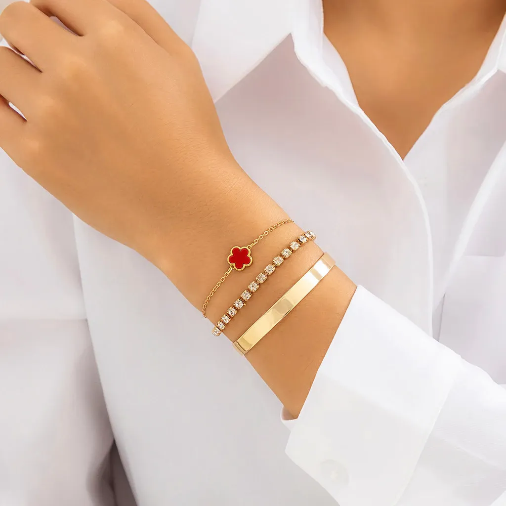 Conjunto de 3 pulseiras 💛 thumbnail