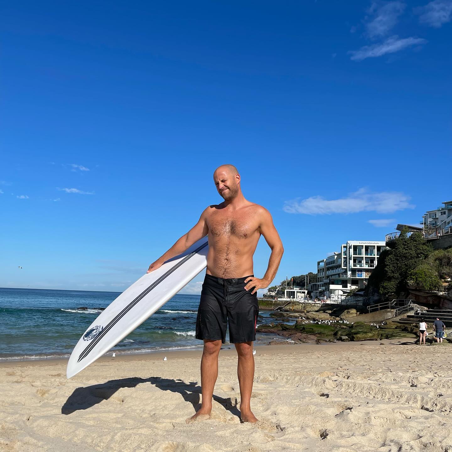 Sydney things ☀️ 🏊 very lucky to test some waves and looking forward to sharing more with you on YT 🤙🏽