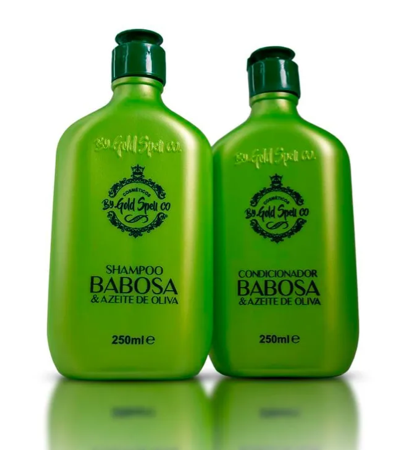 SHAMPOO e CONDICIONADOR BABOSA e AZEITE DE OLIVA thumbnail