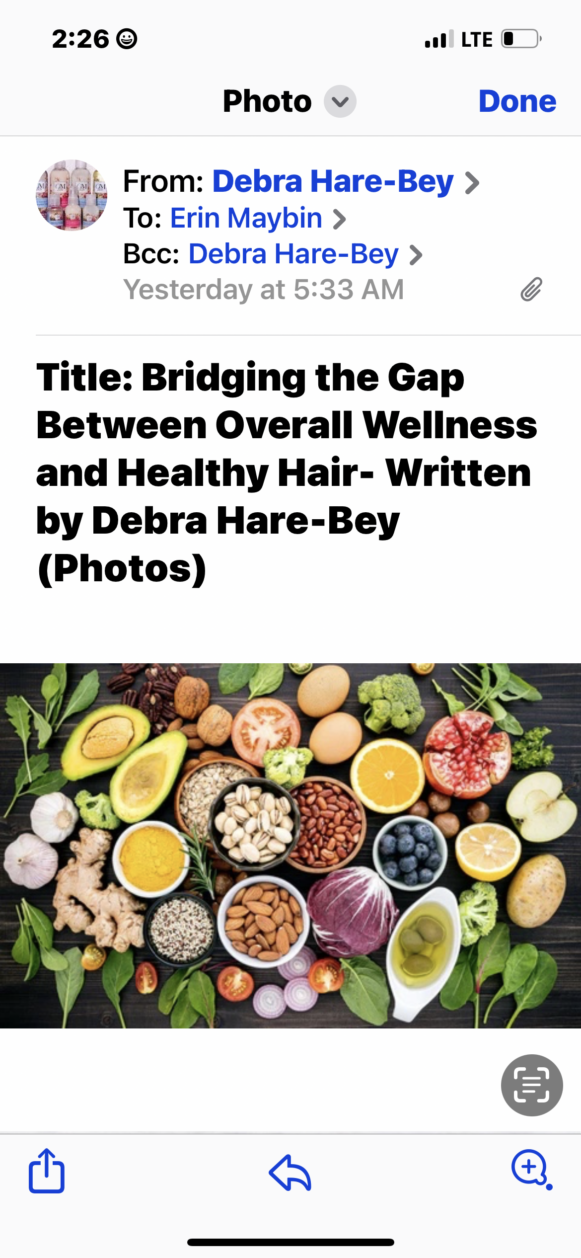 Bridging the Gap Between Overall Wellness and Healthy Hair Written by Debra Hare-Bey thumbnail
