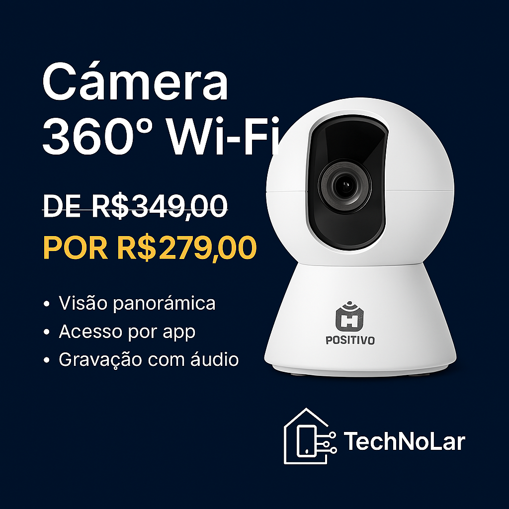 Smart Câmera 360° Bot Wi-Fi thumbnail