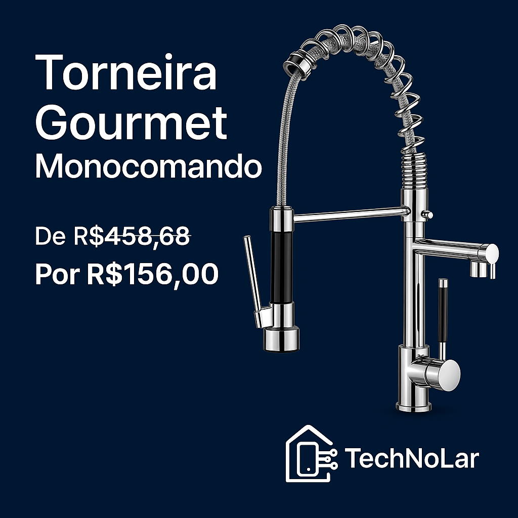 Torneira Cozinha Gourmet de Bancada Monocomando thumbnail
