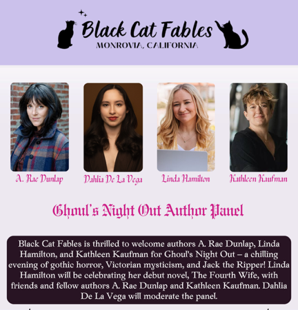 Ghoul's Night Out Author Panel at Black Cat Fables! 🐈‍⬛ thumbnail