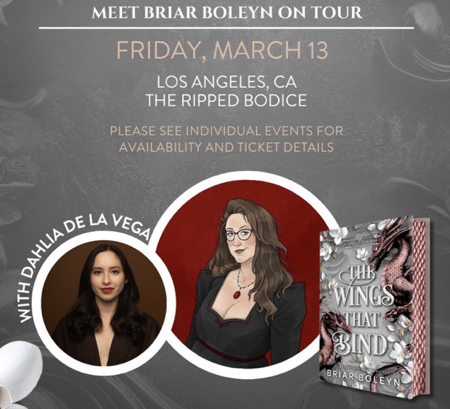 The Wings That Bind Launch Event at The Ripped Bodice! 🖤 thumbnail