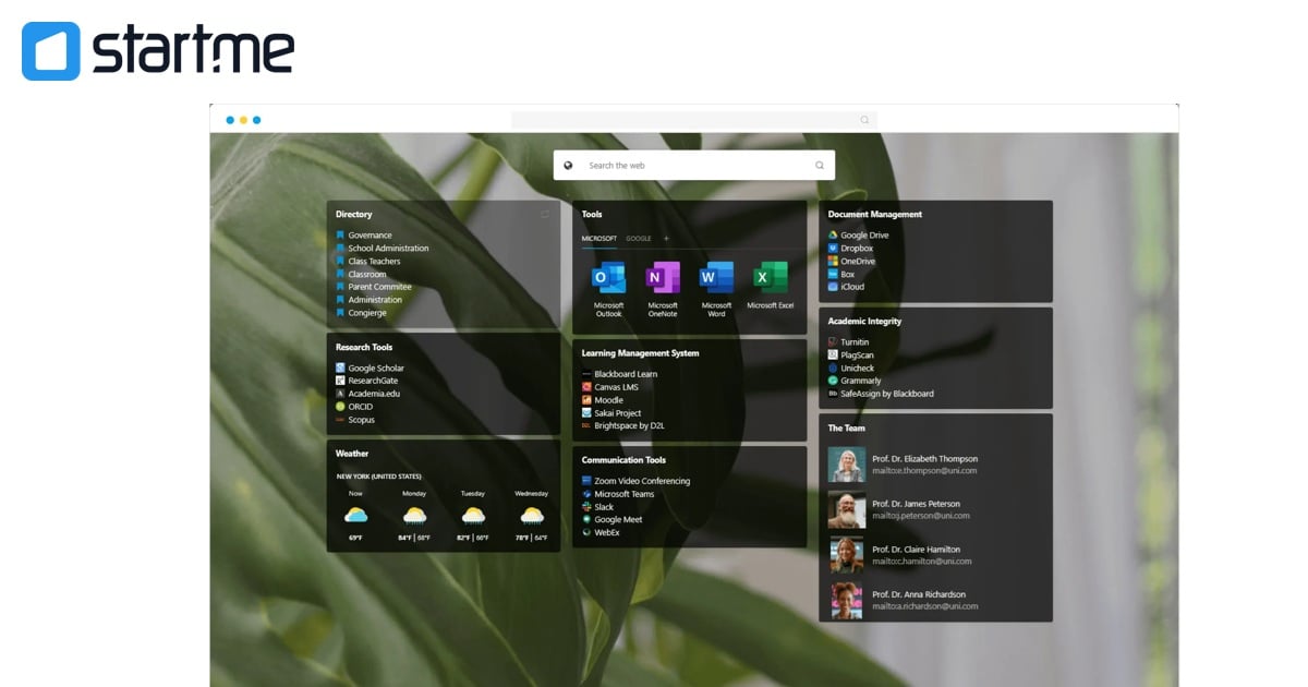 &quot;Notes&quot; widget page - Start.me thumbnail