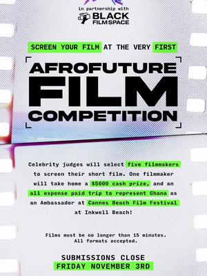 🎥 Screen Your Short Film At The Very First AfroFuture Film Cometiton. 🎥 In partnership with @blackfilmspace we present y