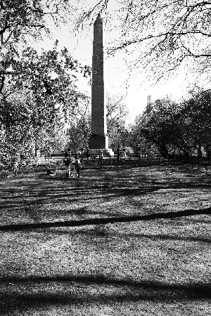 Needle of The 7th: 16X20 inch (A2 format), high quality archival print. Cleopatra's Needle, Central Park NYC.  thumbnail