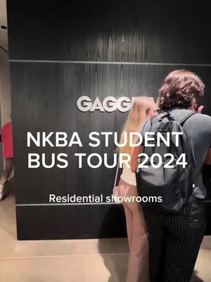 My first ever NKBA (National Kitchen & Bath Association) Student Bus Tour!! 🚌🙂‍↕️ ———————————- #nkba #interiordesign #in