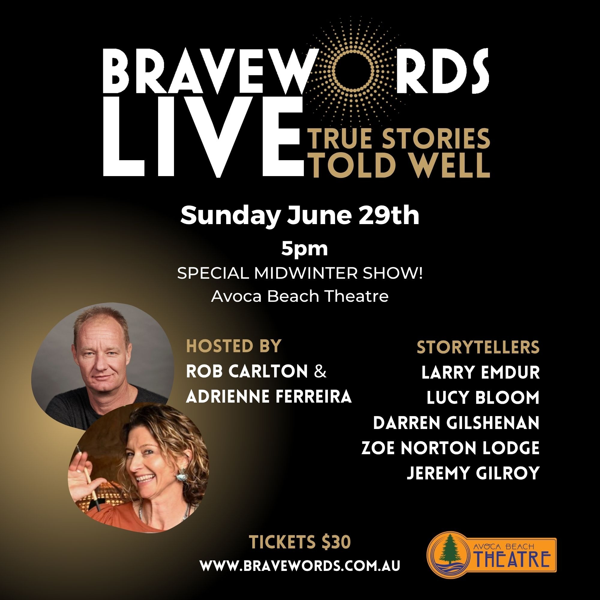 Bravewords Live Avoca Beach June 29th thumbnail