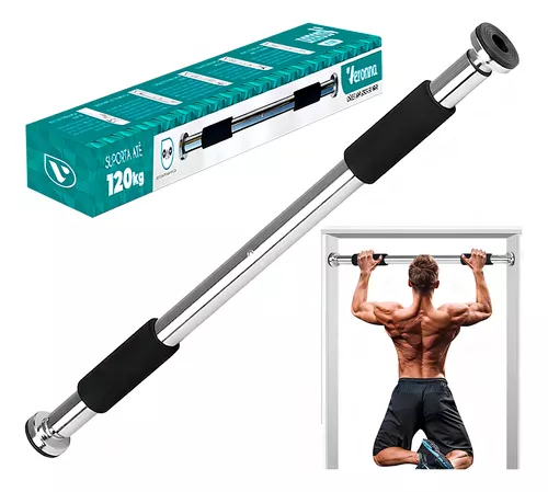 Barra Fixa De Porta Para Exercícios Ajustável 60 A 100 Cm Até 120kg Veronna thumbnail