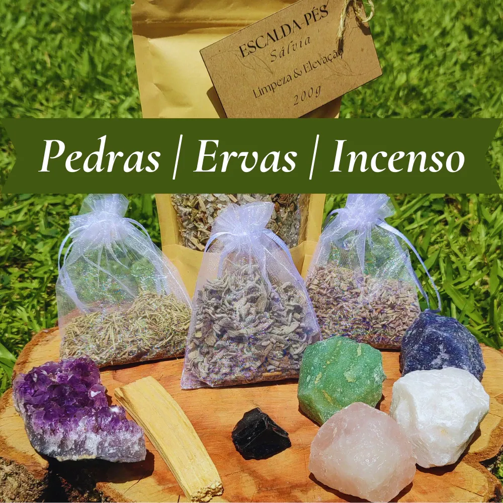 Box Mágico: Pedras Naturais, Ervas, Incenso e MAIS | Produtos Naturais | Presente Esotérico thumbnail