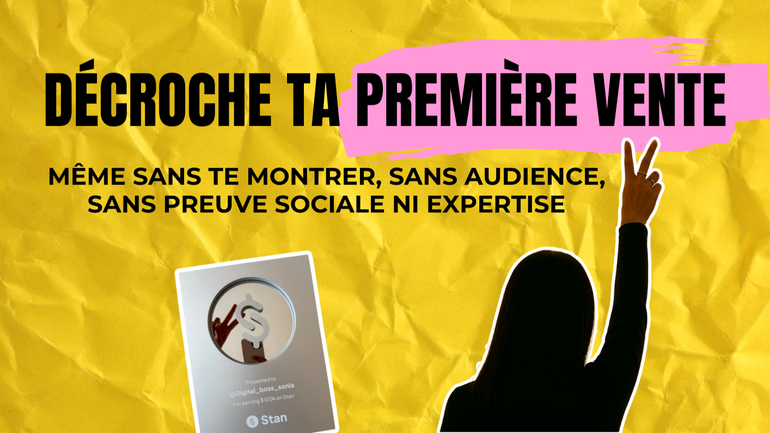 DÉCROCHE TA PREMIÈRE VENTE - Affiliation 70%  thumbnail