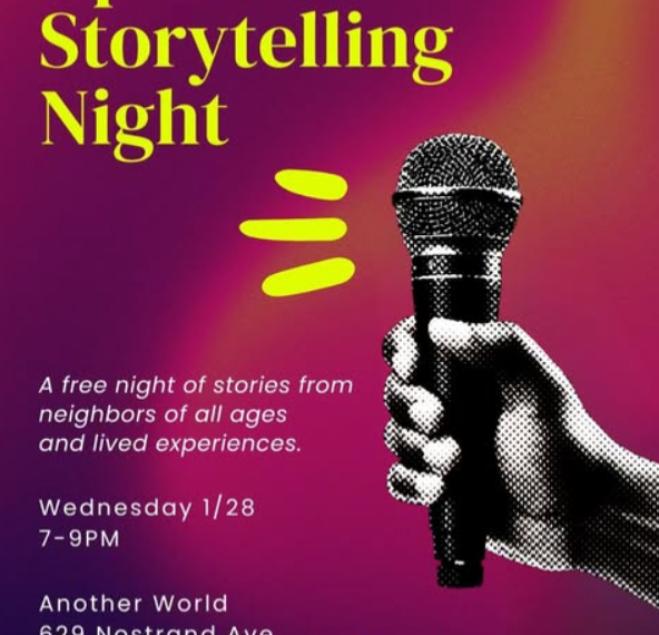 Community Storytelling @ Another World (Crown Heights) 3/25 thumbnail