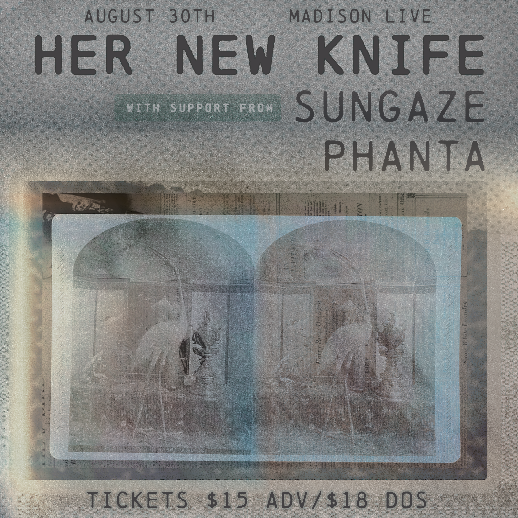 Her New Knife / Sungaze / Phanta | Aug 30 Tickets thumbnail